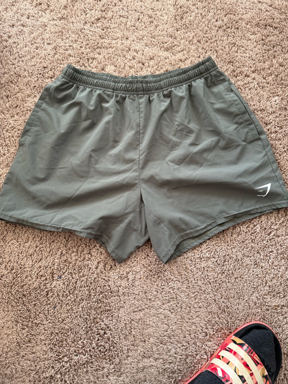 Gymshark Olive Green Women's Athletic Shorts